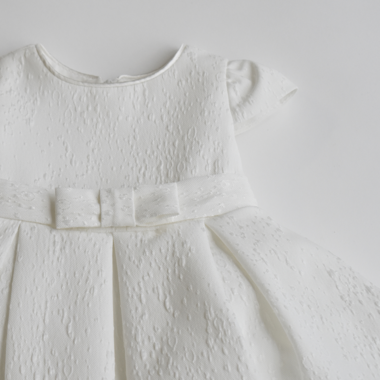 Baby A-line dress with satin and tulle – including shoes