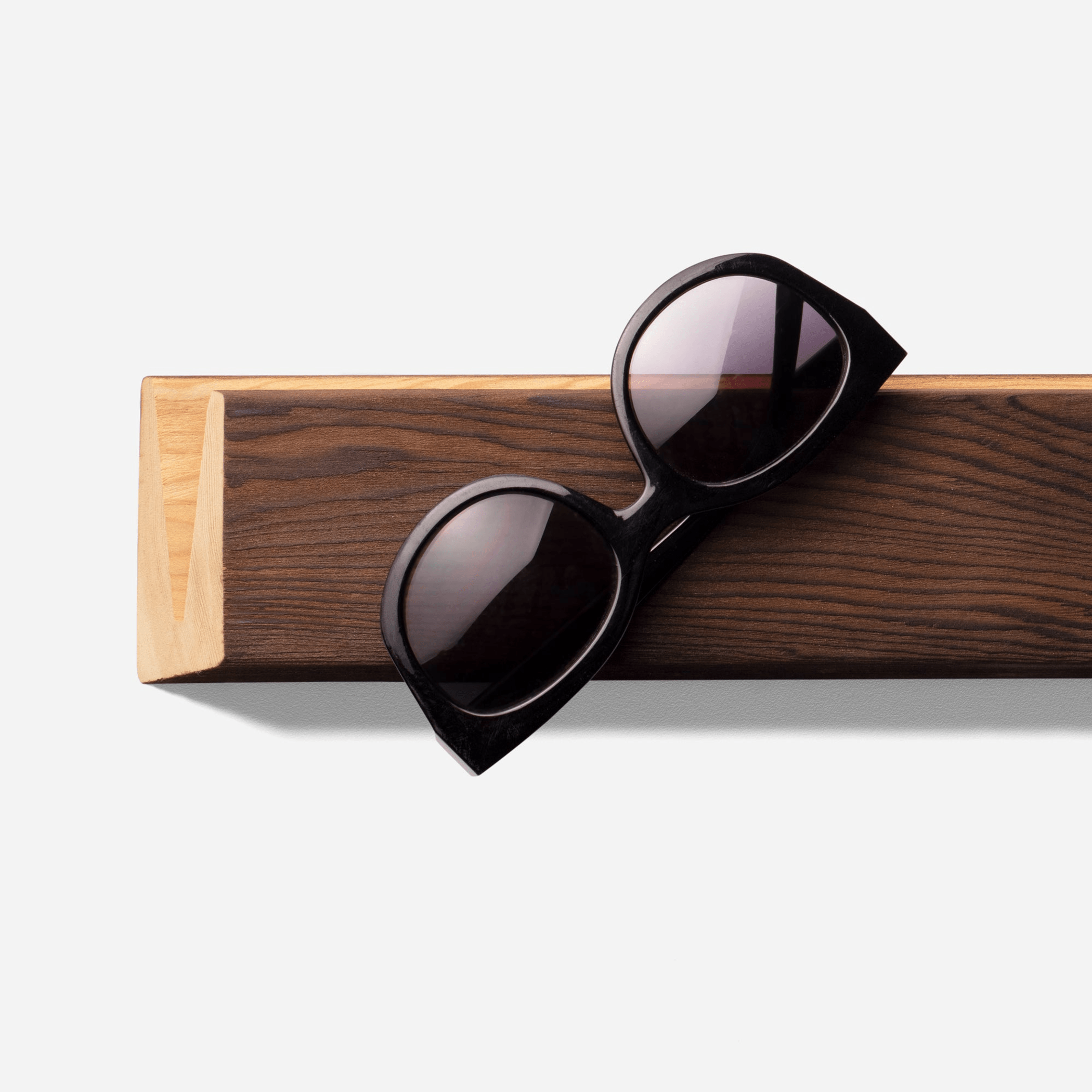 Elegant Sunglasses Display Holder – Stylish wooden holder for sunglasses