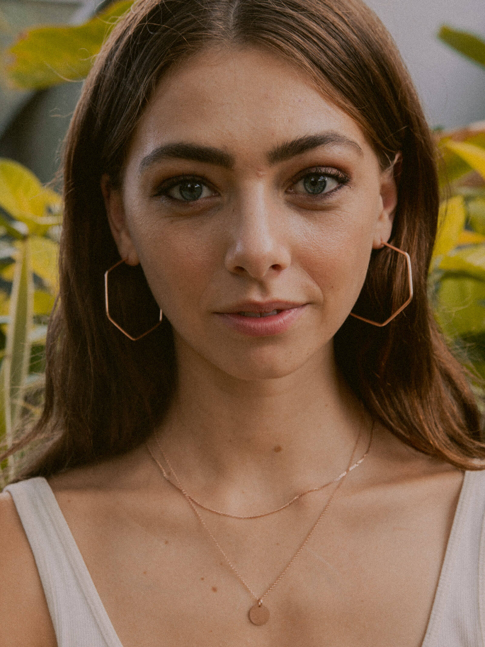 Circle pendant – rose gold plated 925 sterling silver