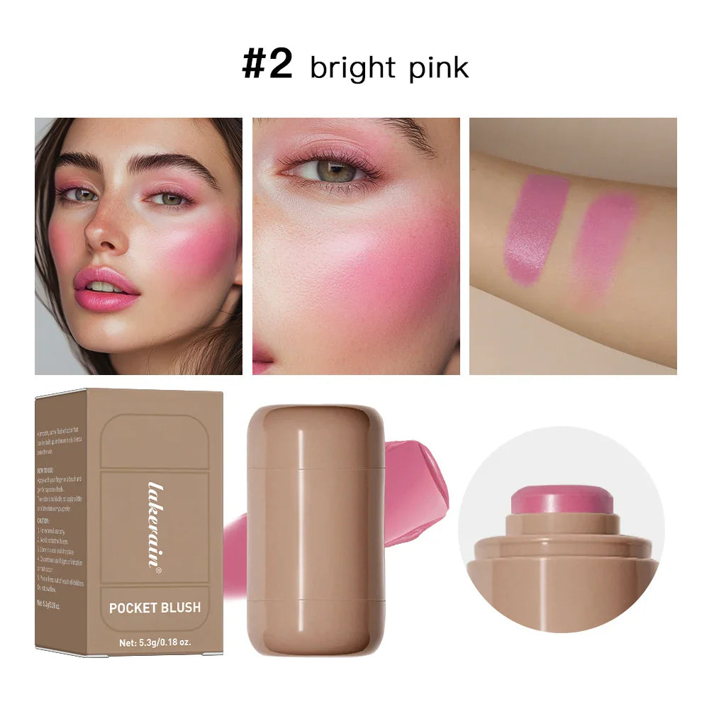3-in-1 Blush Stick & Lip Gloss