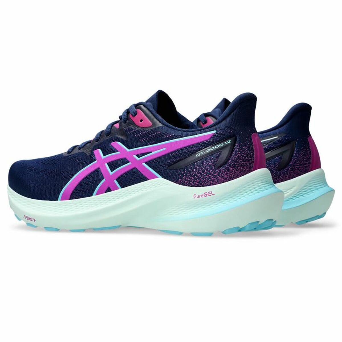 Asics GT-2000 12 Damen-Laufschuhe – Blau