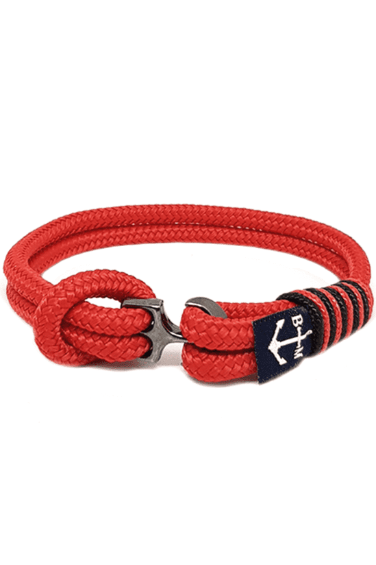 Alpbach Nautical Bracelet – Maritime sailing rope with stainless steel anchor