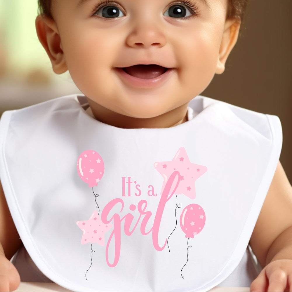 Baby-Outfit „It's a Girl“ – Rosa Motiv