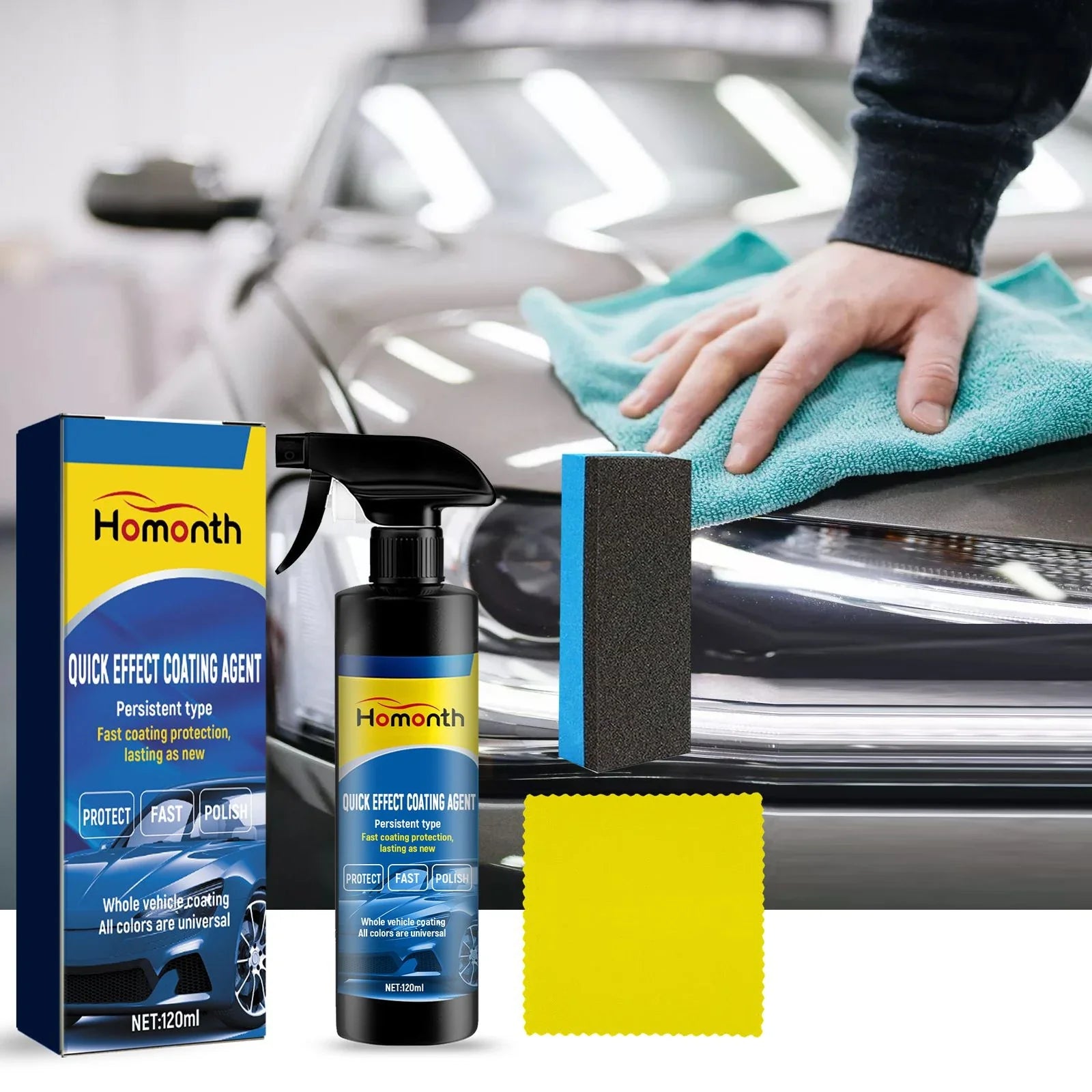 Homonth™ Auto-Keramikversiegelungs- und Polierspray