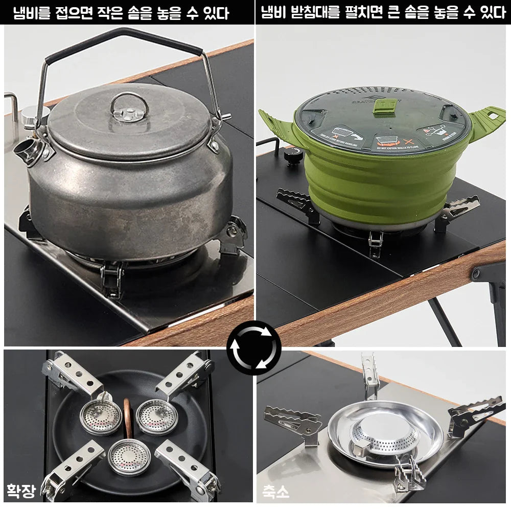 Pandatour™ Camping-Gaskocher – Faltbarer Hochleistungsbrenner