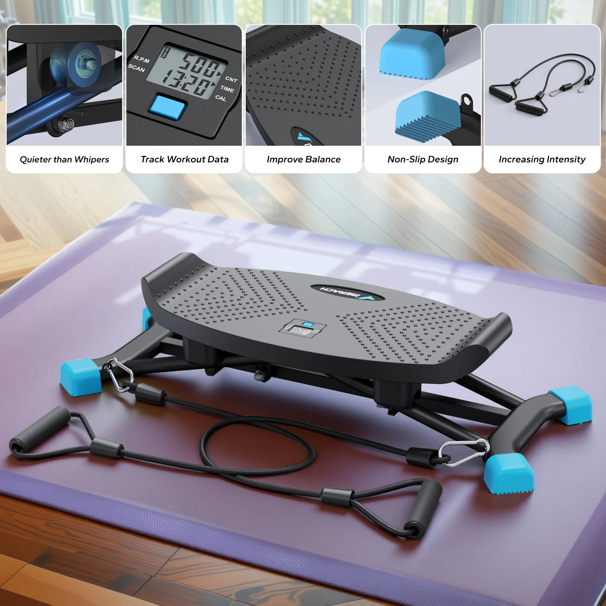 MERACH™ Simulated Ski Trainer – Fun Cardio & Leg Workout