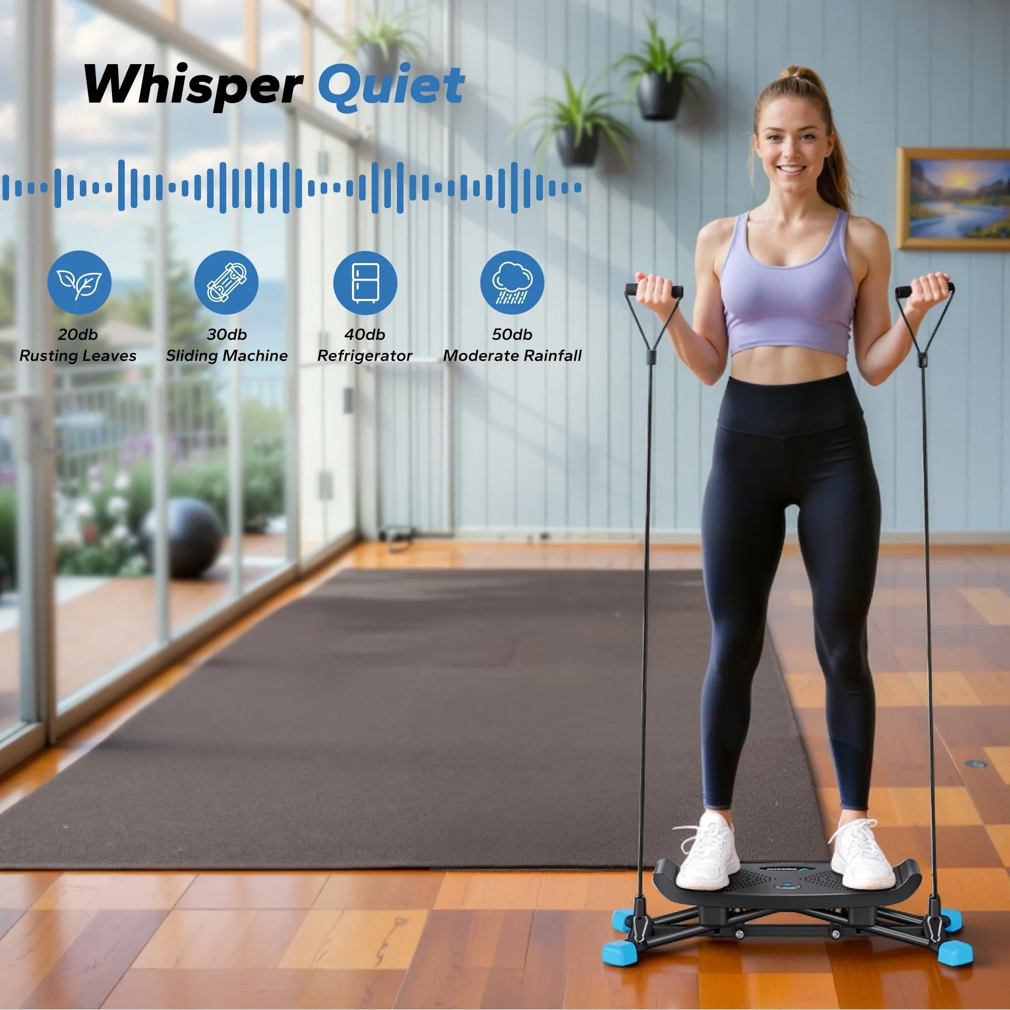 MERACH™ Simulated Ski Trainer – Fun Cardio & Leg Workout