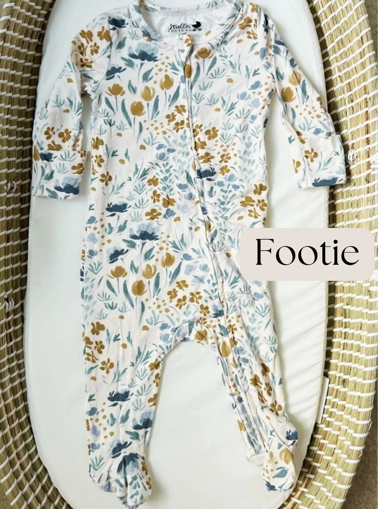 Bamboo baby clothes – jumpsuits, pajamas, shorts & footies (0–24 months)