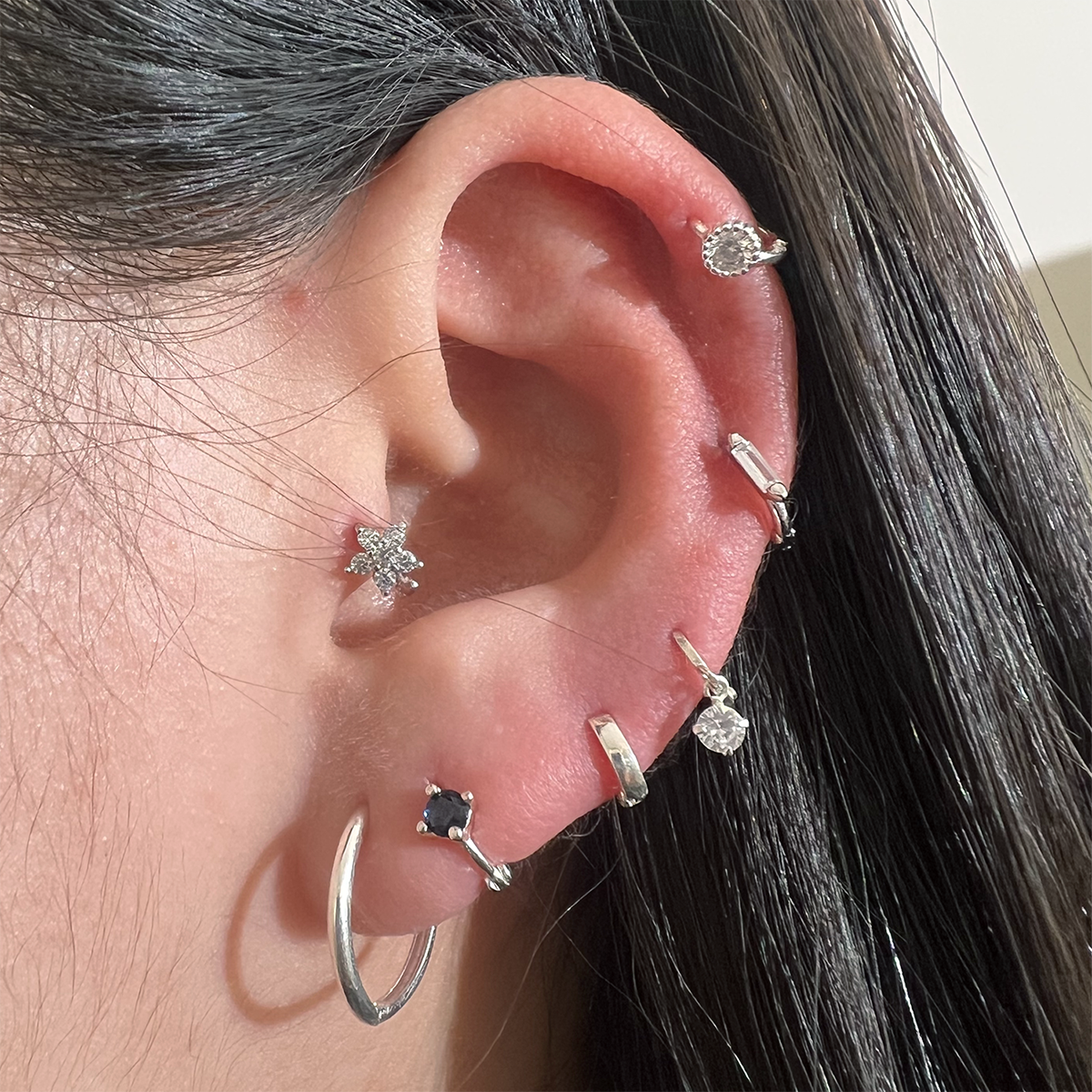 15 mm Huggie Earring – 925 Sterling Silver (Gold, Silver, Rose Gold)