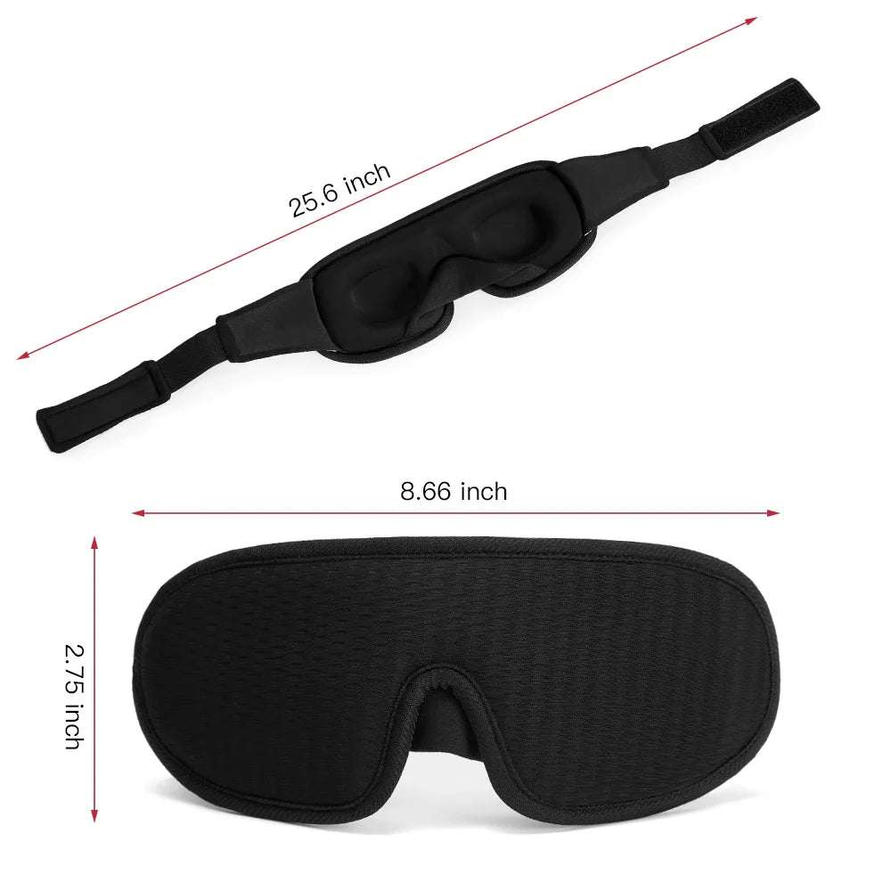 SleepLux™ 3D Eye Mask – Full Light Blocker