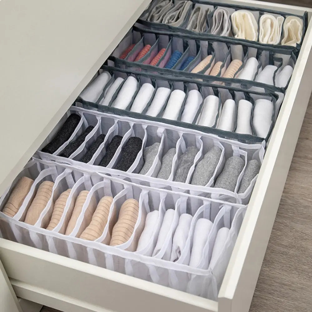30-Grid Drawer Organizer for Socks & Underwear