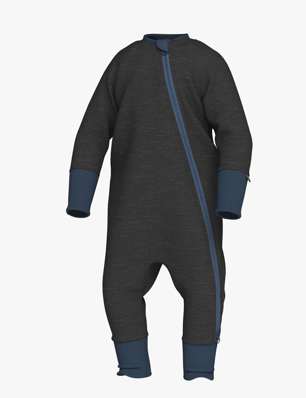 Baby overall made of thermal merino wool