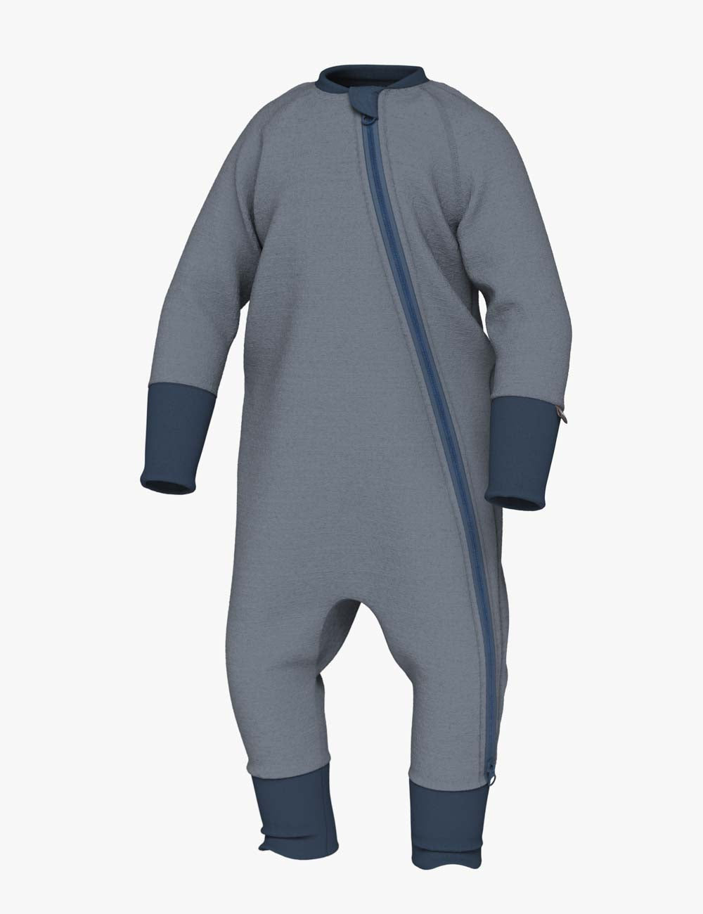Baby overall made of thermal merino wool