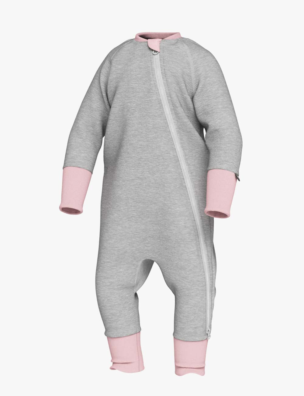 Baby overall made of thermal merino wool