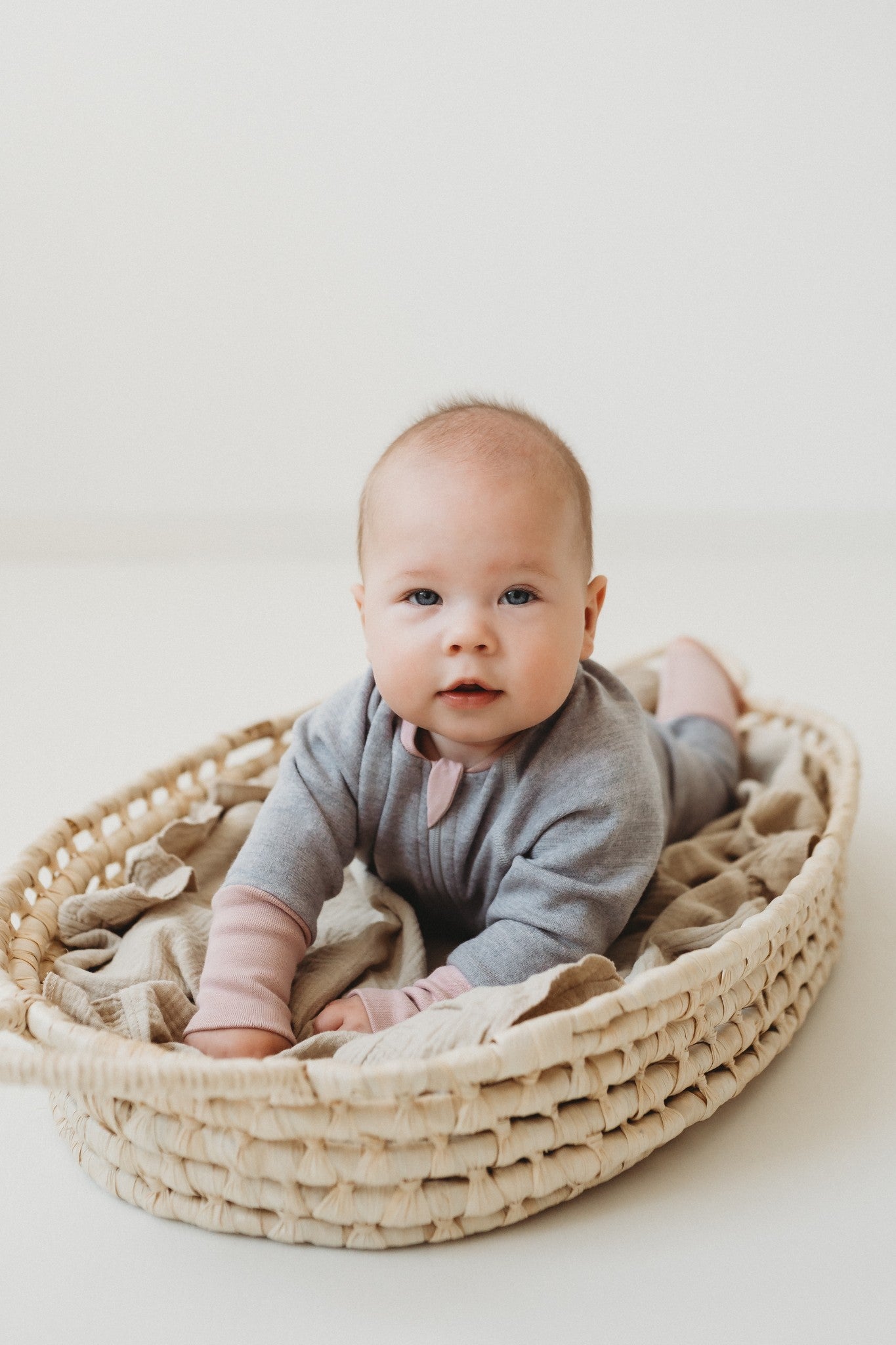 Baby overall made of thermal merino wool