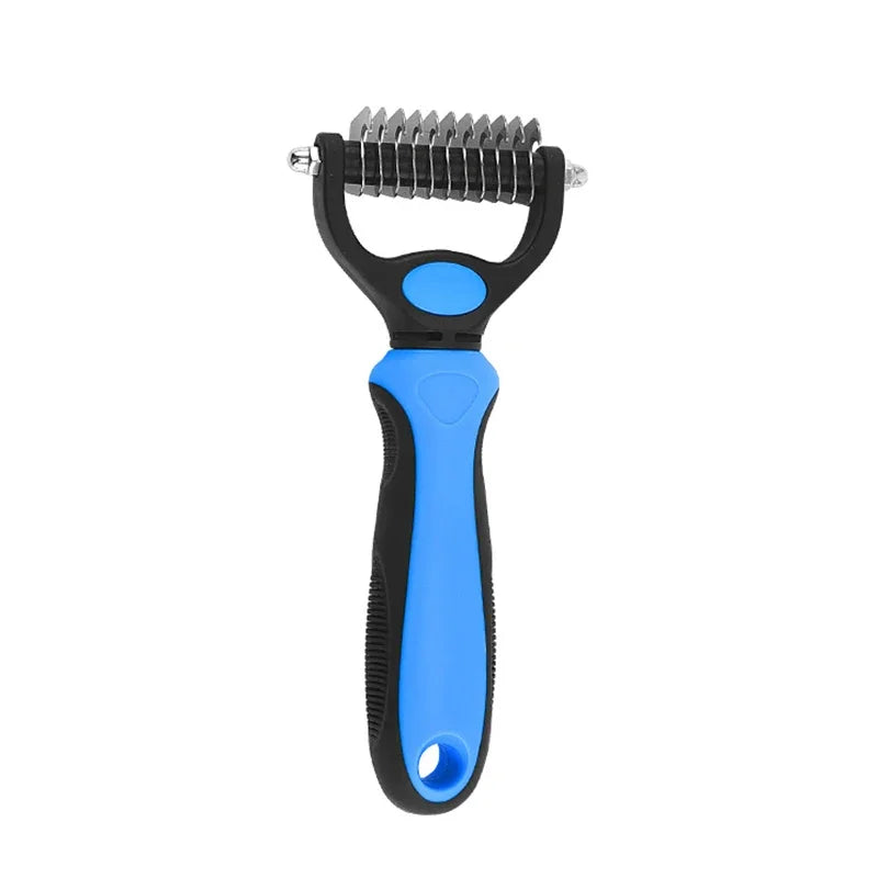 Pet Deshedding Brush Cat Comb Self Cleaning Hair Remover