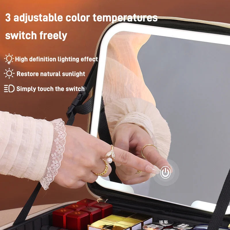 ShineMate™ Kosmetiktasche mit Beleuchtung