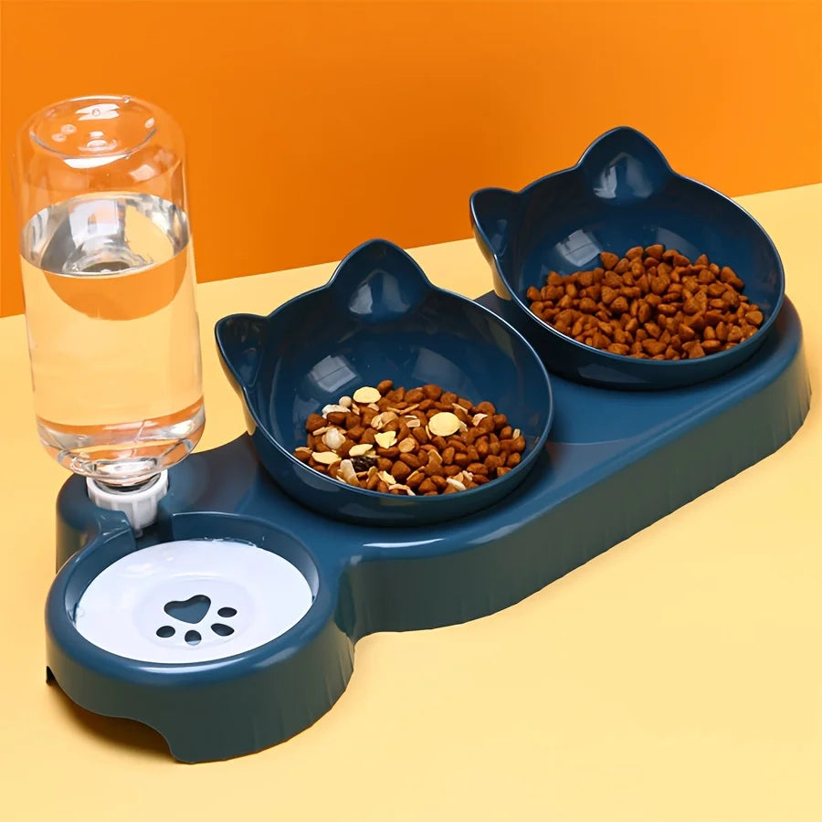 PetFlow™ 3-in-1 Hydration & Feeding Bowl
