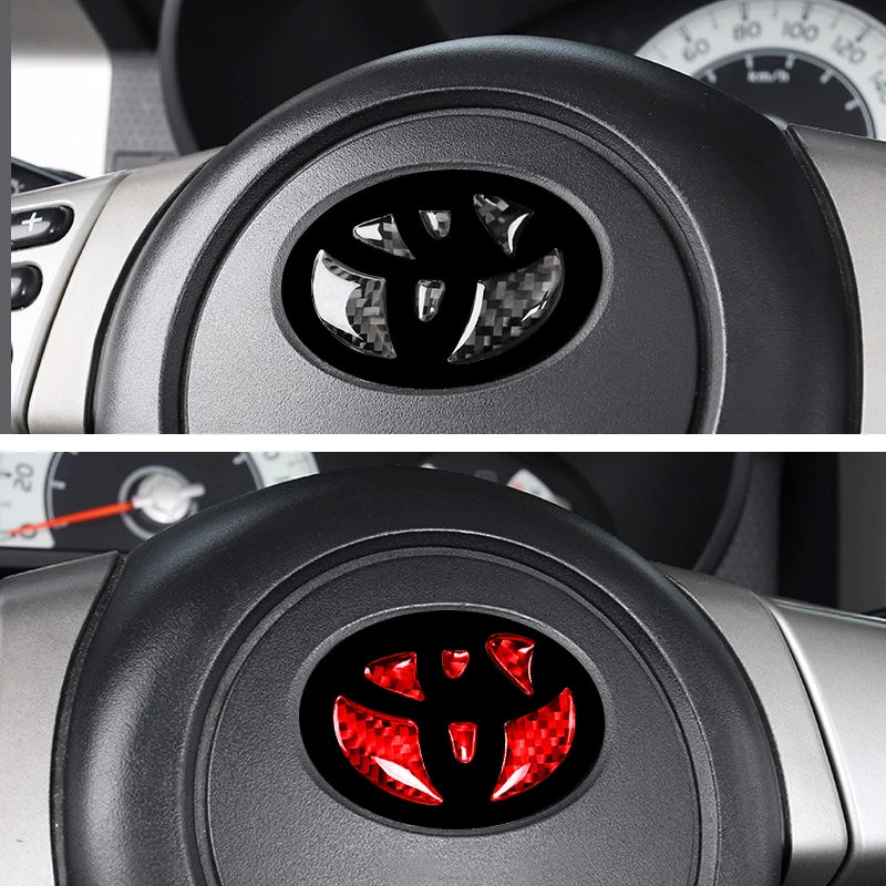AutoTrim™ Carbon Fiber Steering Wheel Badge – Toyota