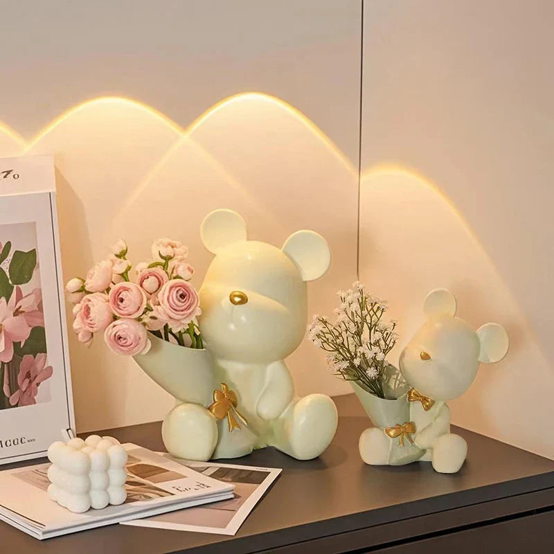 MiniBear™ Blumenvase aus einem Stock