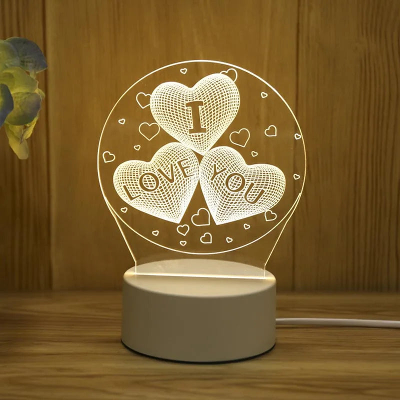 HeartLight™ Romantische 3D-LED-Lampe
