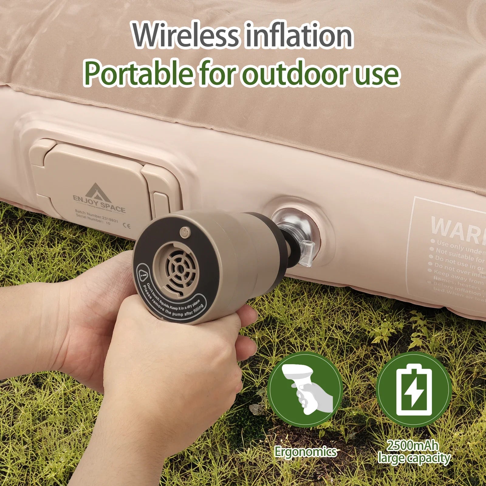 DOTWISE™ High Flow Air Pump – Compact & Portable