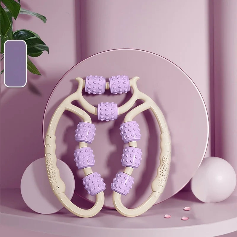 FitRoll™ 9-Wheel Leg Roller – Sports & Fitness Massager