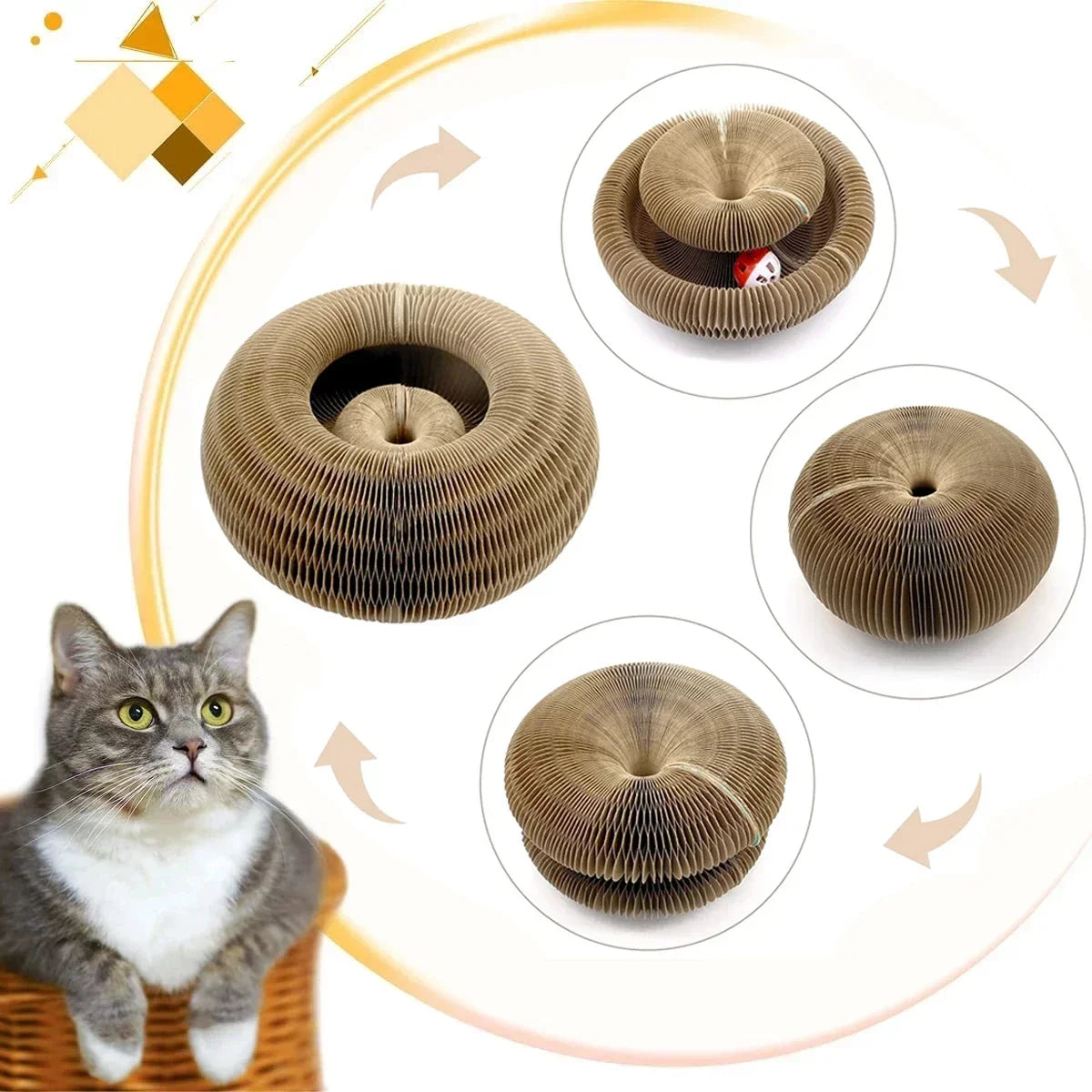 FelineFun™ Scratch Post Toy