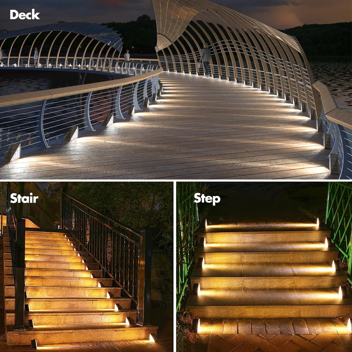 SunTrail™ Triangle Solar Step Lights