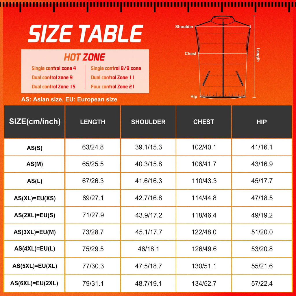 HeatMax™ USB-Heizweste – Outdoor-, Sport- und Reisejacke
