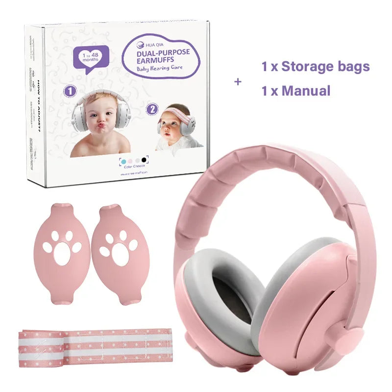 TinyGuard™ 2-in-1 Baby Noise Earmuffs