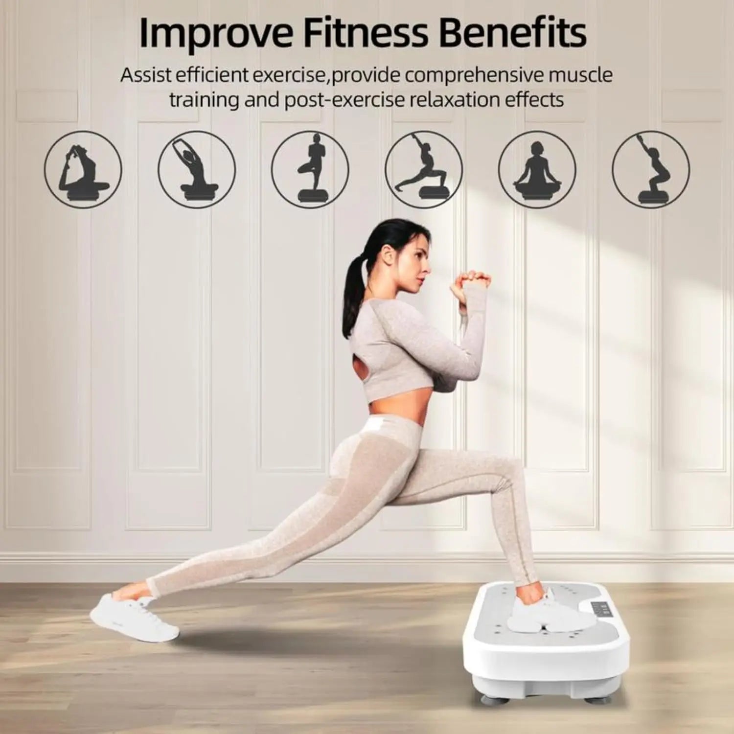 BodyTone™ Home Vibration Platform – Grey