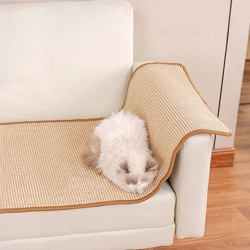Cat sisal mat, cat scratching post, wall sticker, cat toy, sofa protector, pet toy