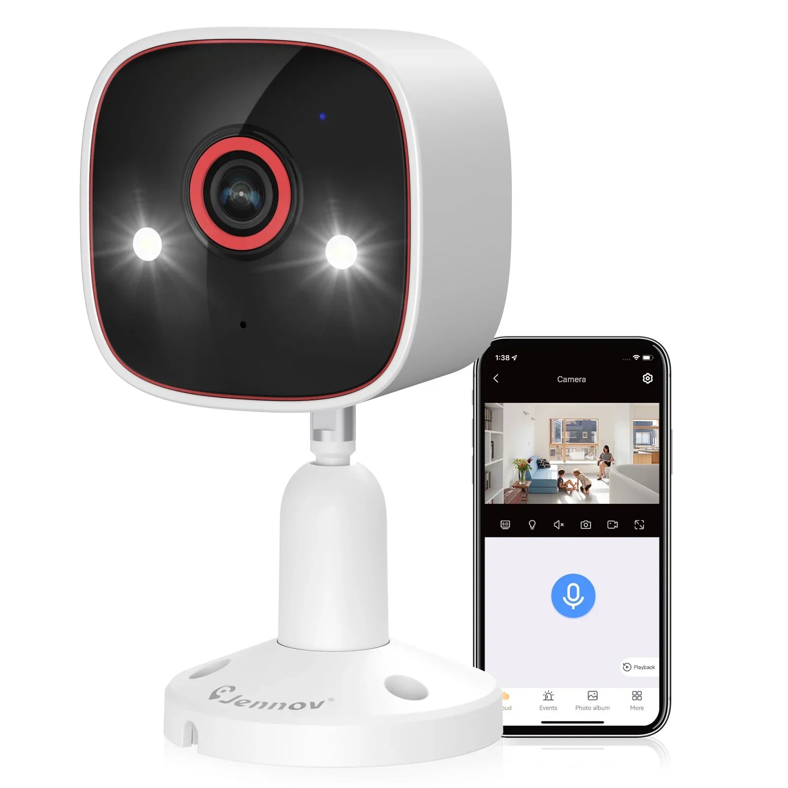 HomeGuard™ 2K HD Wireless Security Camera