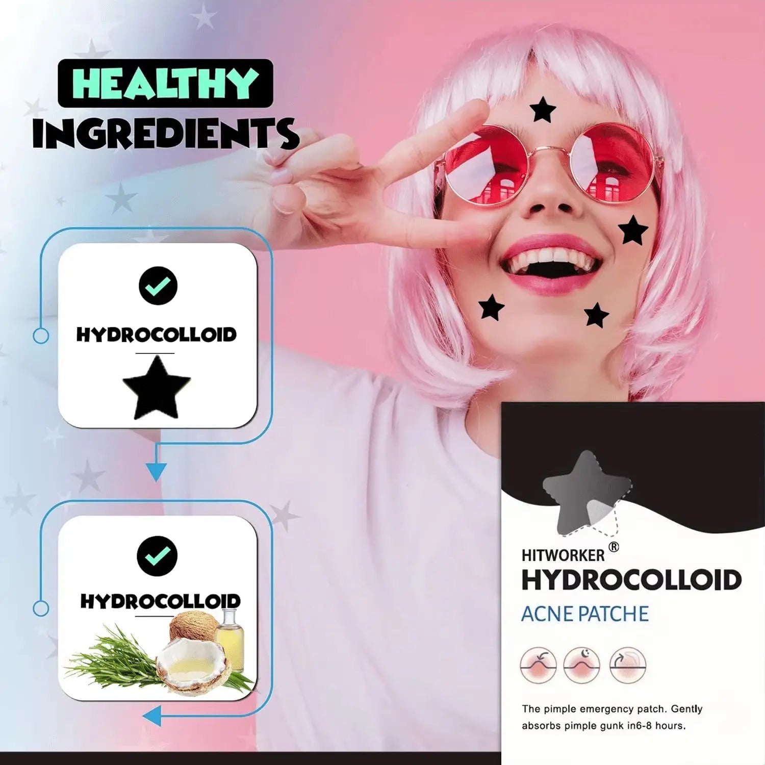 AcneStar™ Hydrocolloid Spot Patches