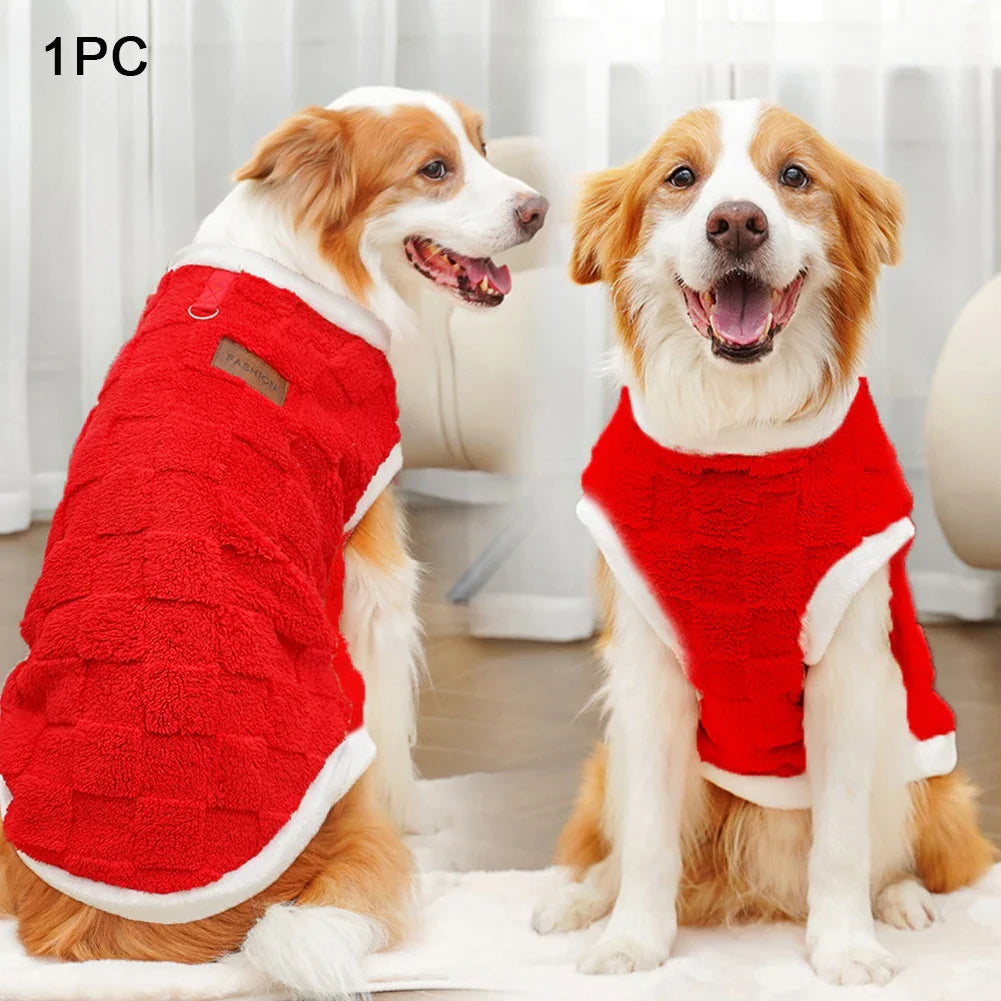 CanineComfort™ Flannel Dog Coat