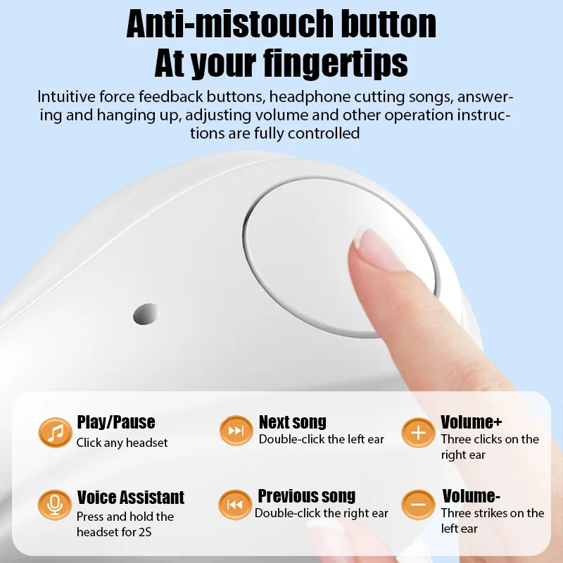 Bluetooth 5.3 Bone Conduction Headphones