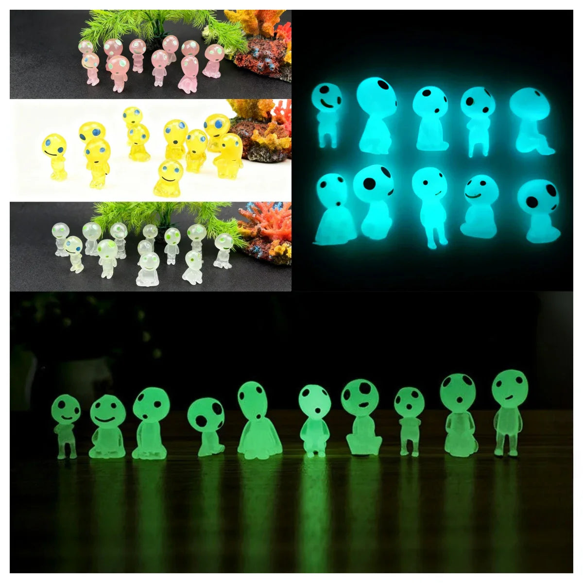 Garden Glow™ Mini Tree Spirit Statues – 10pcs Outdoor Decor