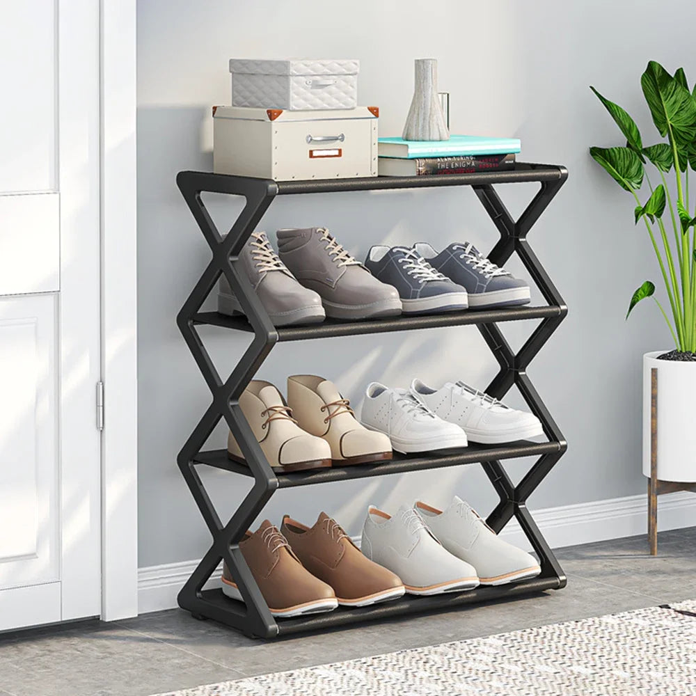 SimpleStack™ Solid Color Shoe Rack