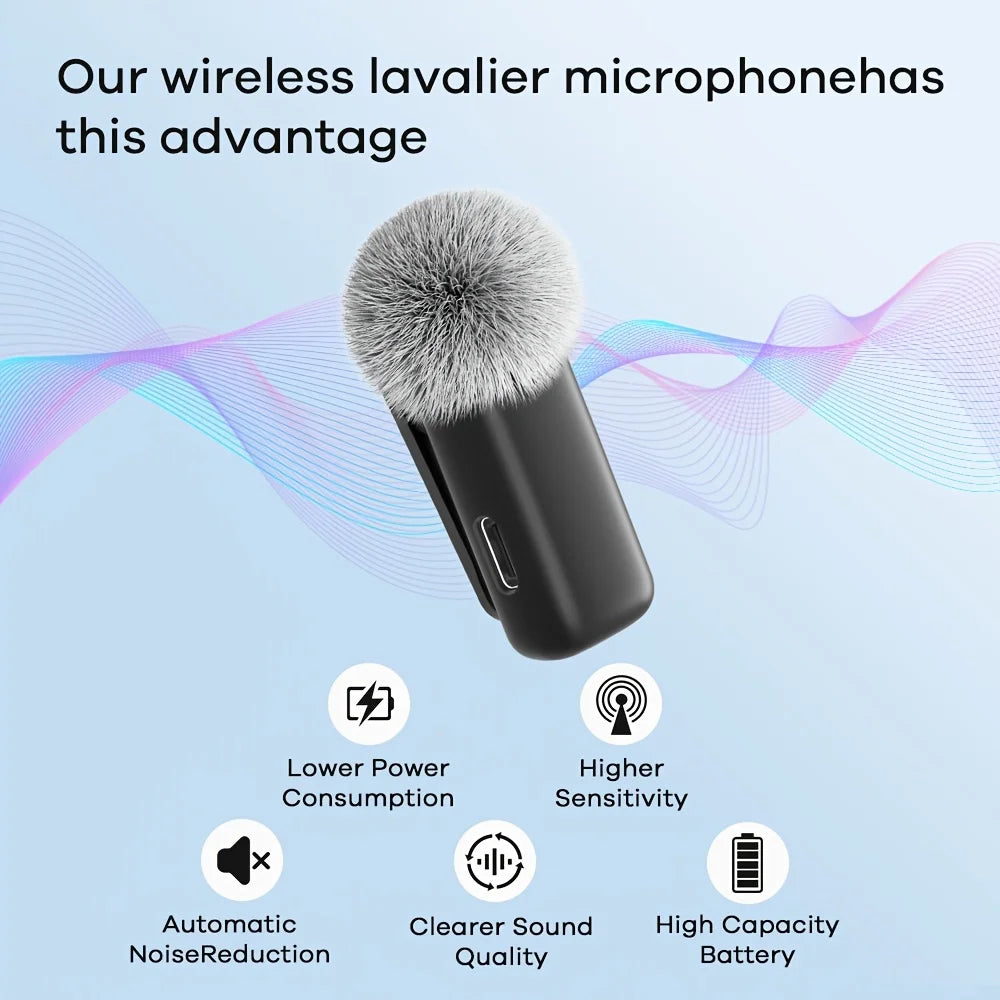 SmartClip™ Wireless Noise-Canceling Mic