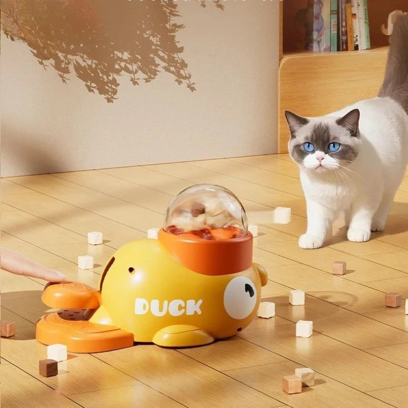 Cat Toy Cat Automatic Feeder Cat Interactive Toy Pet Automatic Food Treat Dispenser