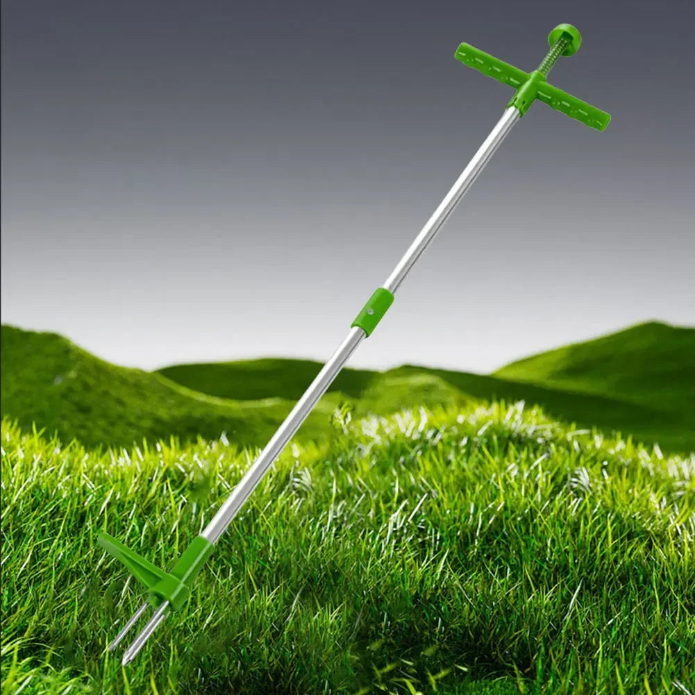 GrassMaster™ Foot Pedal 3-Claw Weeding Tool