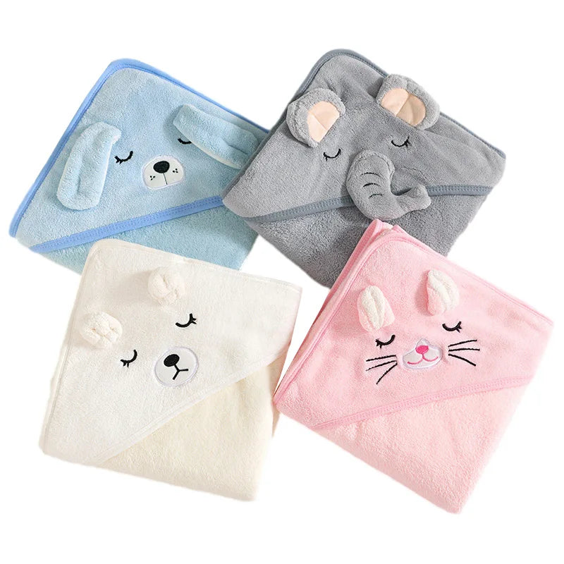 TinyTails™ Soft Hooded Baby Towel