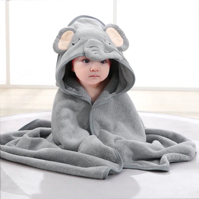 TinyTails™ Soft Hooded Baby Towel