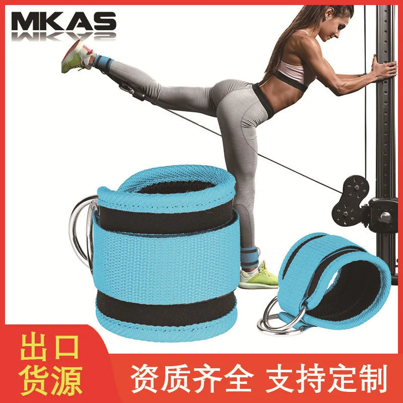 StrongStrap™ D-Ring Ankle Cuffs for Workouts