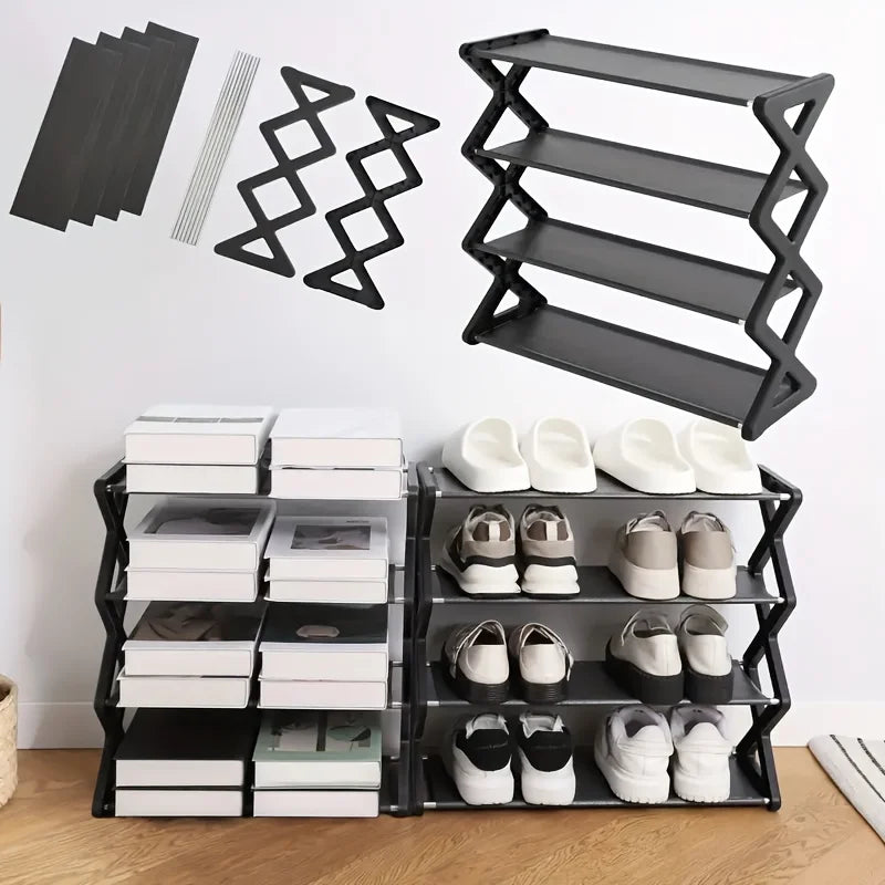 SimpleStack™ Solid Color Shoe Rack