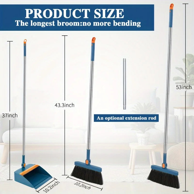NeatHome™ 2-Piece Sweeping Broom Set
