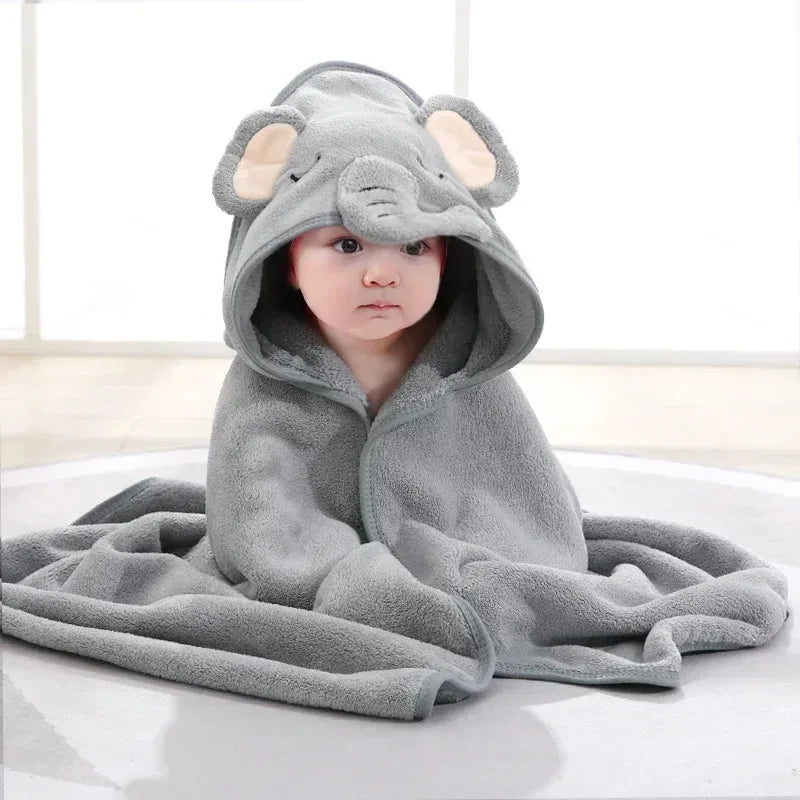 BabyJoy™ Cartoon Hooded Towel 80x80cm