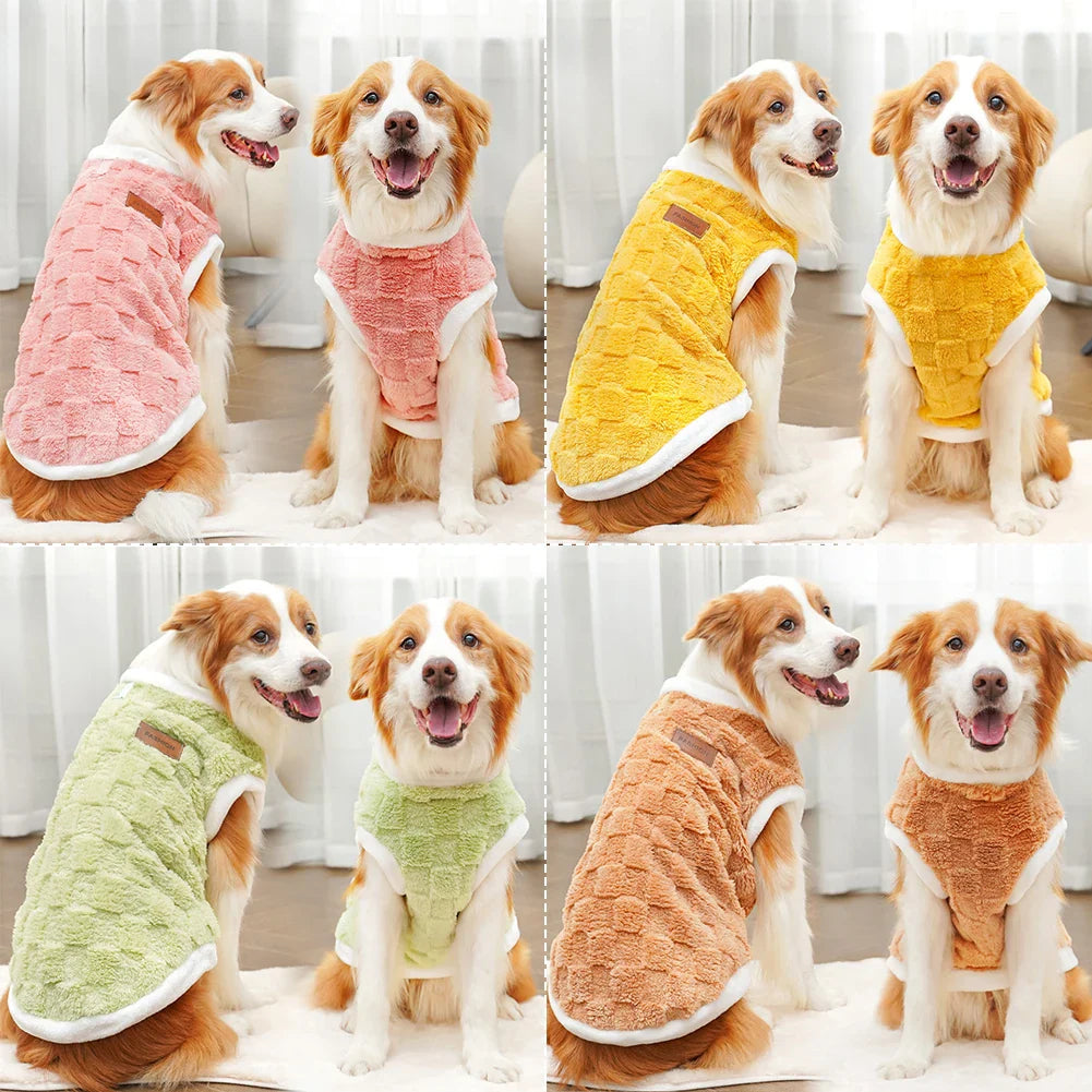 CanineComfort™ Flannel Dog Coat