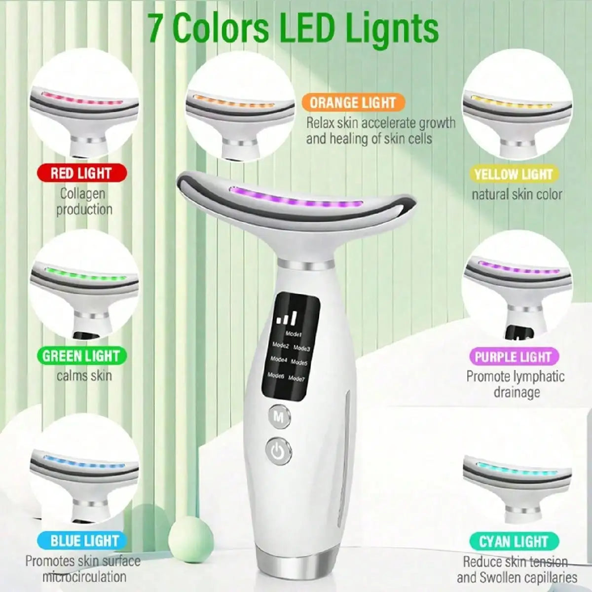 LumiSkin™ 7-in-1 Light Face & Neck Beauty Device